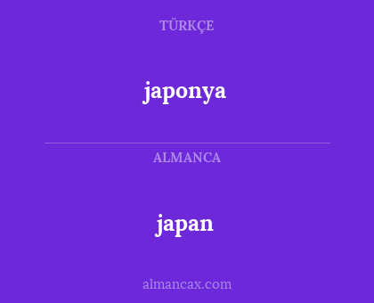 japan - japonya