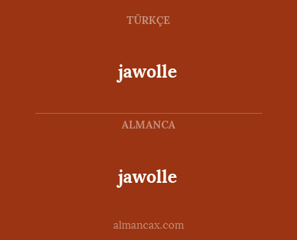 jawolle - jawolle
