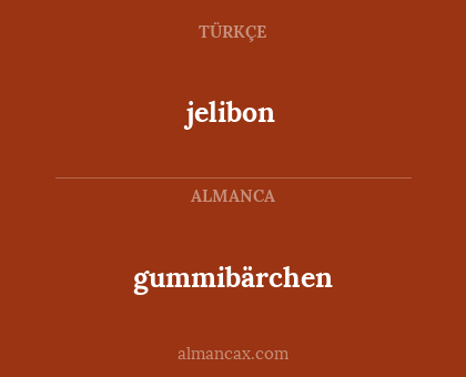 gummibärchen - jelibon
