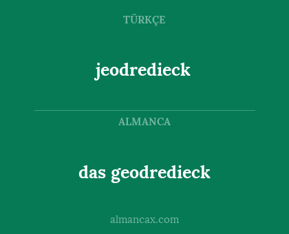 das geodredieck - jeodredieck