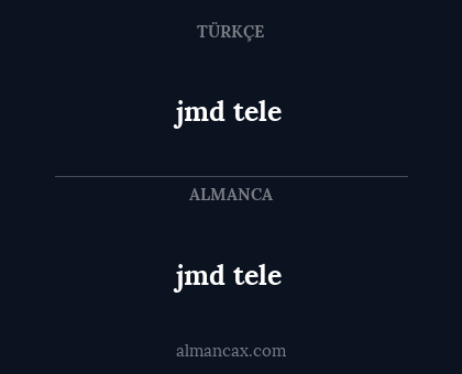 jmd tele - jmd tele
