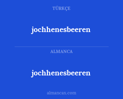 jochhenesbeeren - jochhenesbeeren