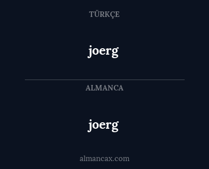 joerg - joerg