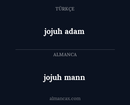 jojuh mann - jojuh adam