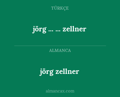 jörg ... ... zellner - jörg zellner