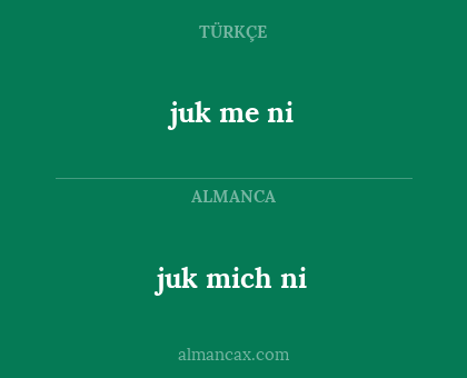 juk mich ni - juk me ni