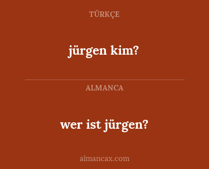wer ist jürgen? - jürgen kim?