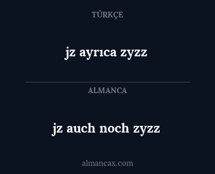 jz auch noch zyzz - jz ayrıca zyzz