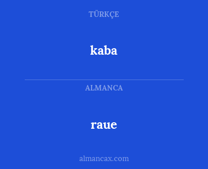 kaba - raue