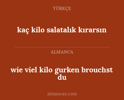 wie viel kilo gurken brouchst du - kaç kilo salatalık kırarsın