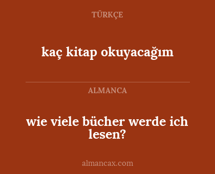 kaç kitap okuyacağım - wie viele bücher werde ich lesen?