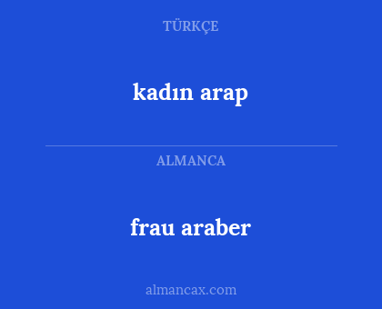 frau araber - kadın arap