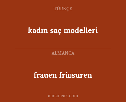 frauen fri̇suren - kadın saç modelleri