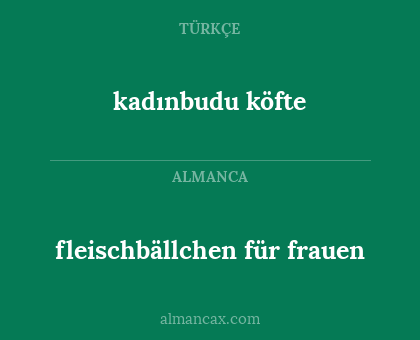 kadınbudu köfte - fleischbällchen für frauen