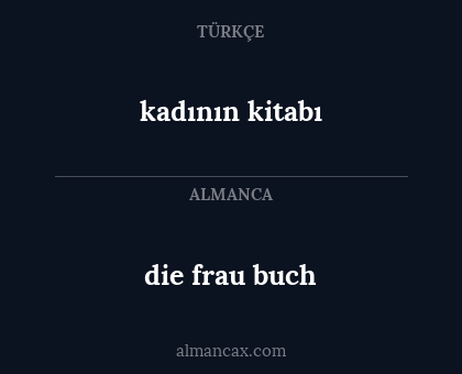 kadının kitabı - die frau buch