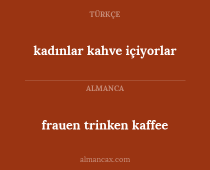 frauen trinken kaffee - kadınlar kahve içiyorlar