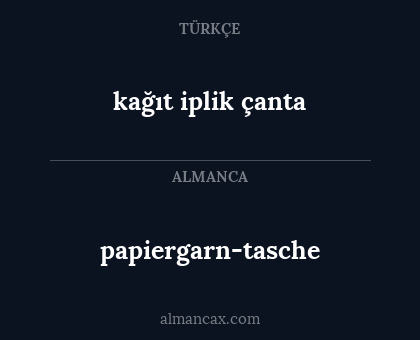 papiergarn-tasche - kağıt iplik çanta