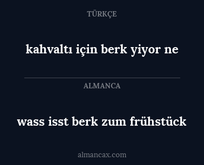 kahvaltı için berk yiyor ne - wass isst berk zum frühstück