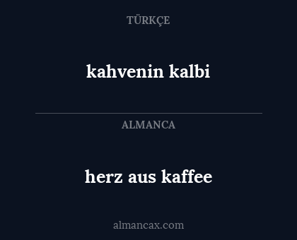 kahvenin kalbi - herz aus kaffee