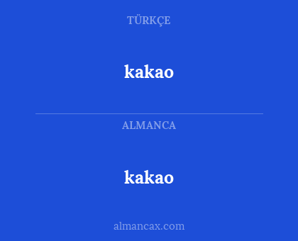 kakao - kakao