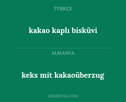 keks mit kakaoüberzug - kakao kaplı bisküvi