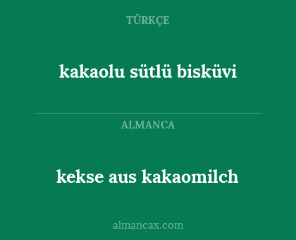 kakaolu sütlü bisküvi - kekse aus kakaomilch