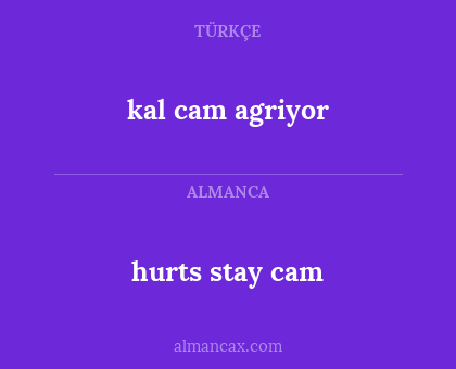 kal cam agriyor - hurts stay cam