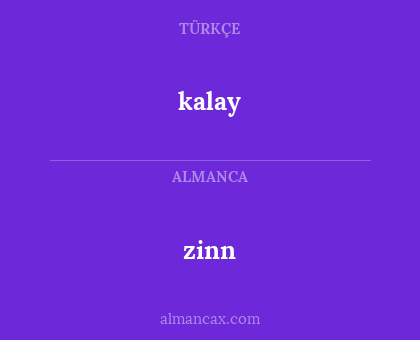 kalay - zinn