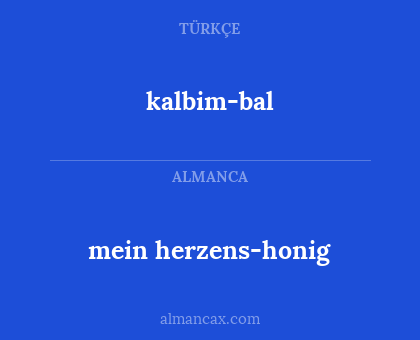 kalbim-bal - mein herzens-honig