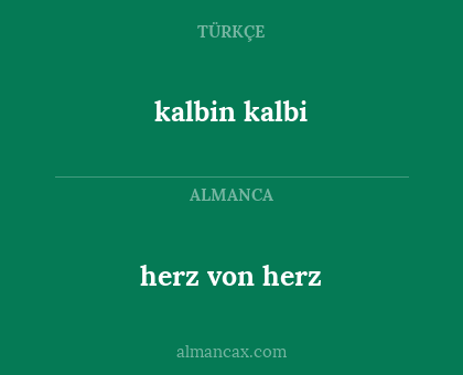 herz von herz - kalbin kalbi