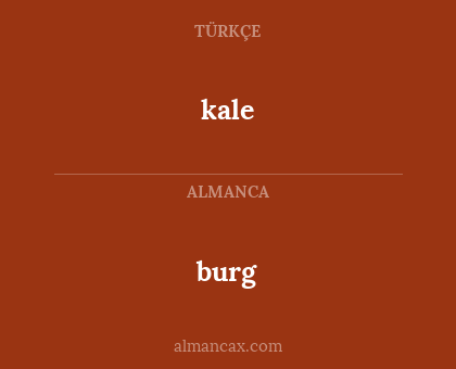 kale - burg