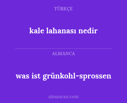 kale lahanası nedir - was ist grünkohl-sprossen