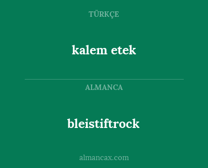 bleistiftrock - kalem etek