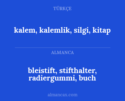 bleistift, stifthalter, radiergummi, buch - kalem, kalemlik, silgi, kitap