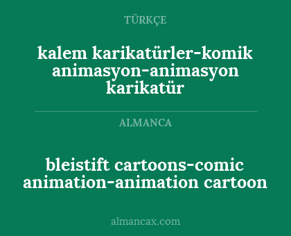 kalem karikatürler-komik animasyon-animasyon karikatür - bleistift cartoons-comic animation-animation cartoon
