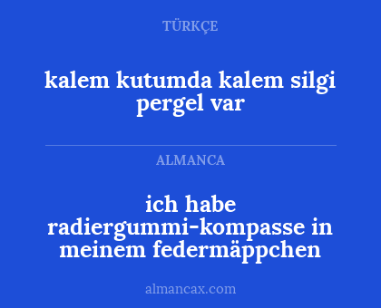 ich habe radiergummi-kompasse in meinem federmäppchen - kalem kutumda kalem silgi pergel var