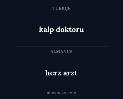 herz arzt - kalp doktoru