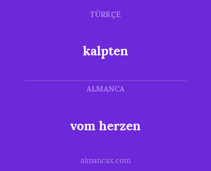 kalpten - vom herzen