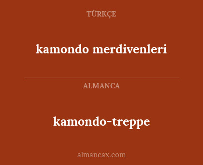 kamondo-treppe - kamondo merdivenleri