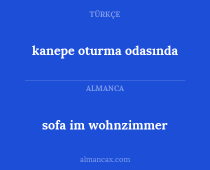 sofa im wohnzimmer - kanepe oturma odasında