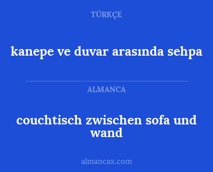 couchtisch zwischen sofa und wand - kanepe ve duvar arasında sehpa