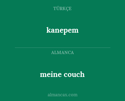 kanepem - meine couch
