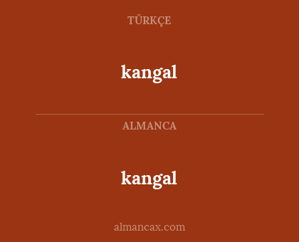 kangal - kangal