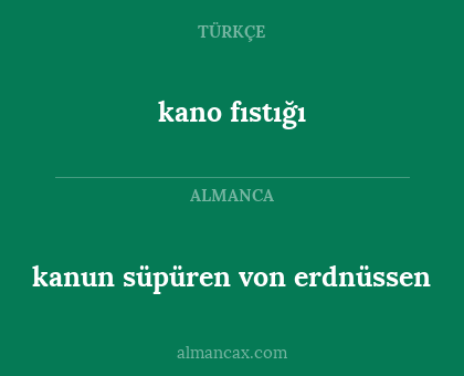 kano fıstığı - kanun süpüren von erdnüssen