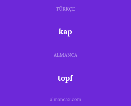 topf - kap