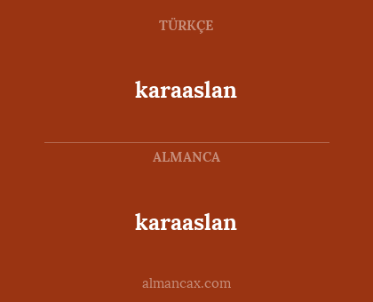 karaaslan - karaaslan
