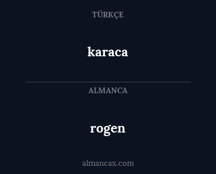 karaca - rogen