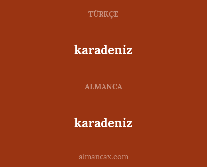 karadeniz - karadeniz