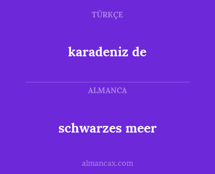schwarzes meer - karadeniz de