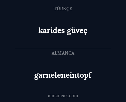 garneleneintopf - karides güveç